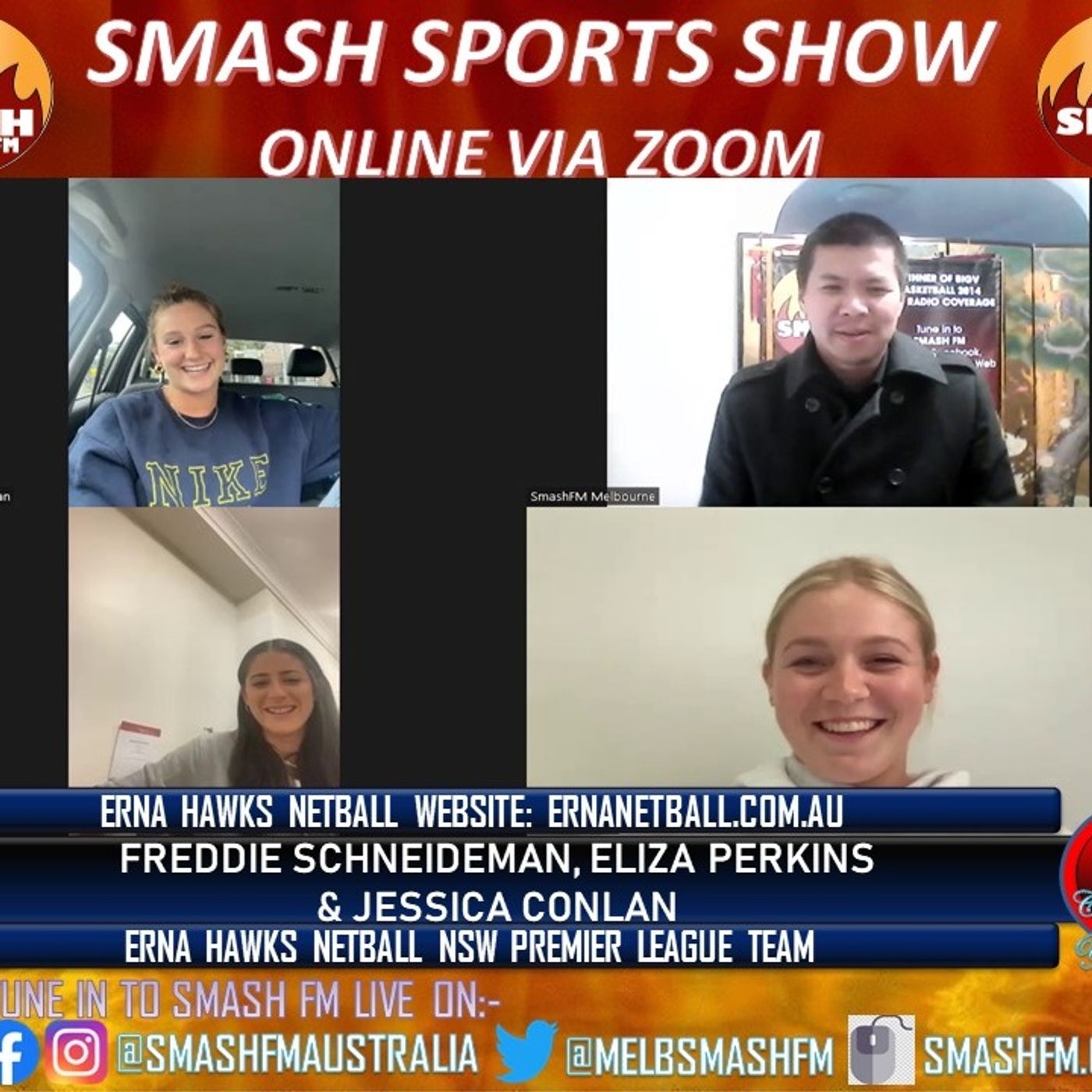 SSS10THYR: ERNA Hawks Netball NSW Premier League Interviews 171023