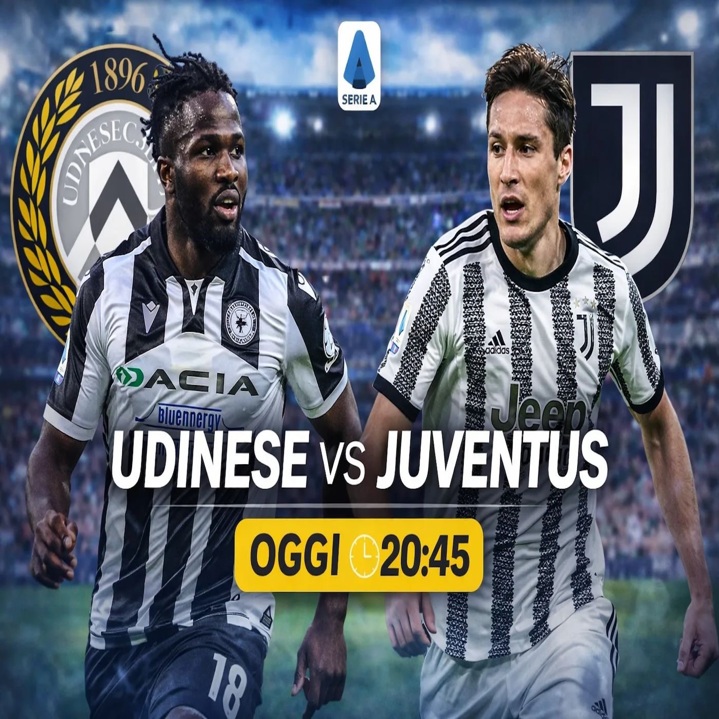 Udinese-Juventus oggi alle 20:45 dove vederla in TV e streaming episode artwork