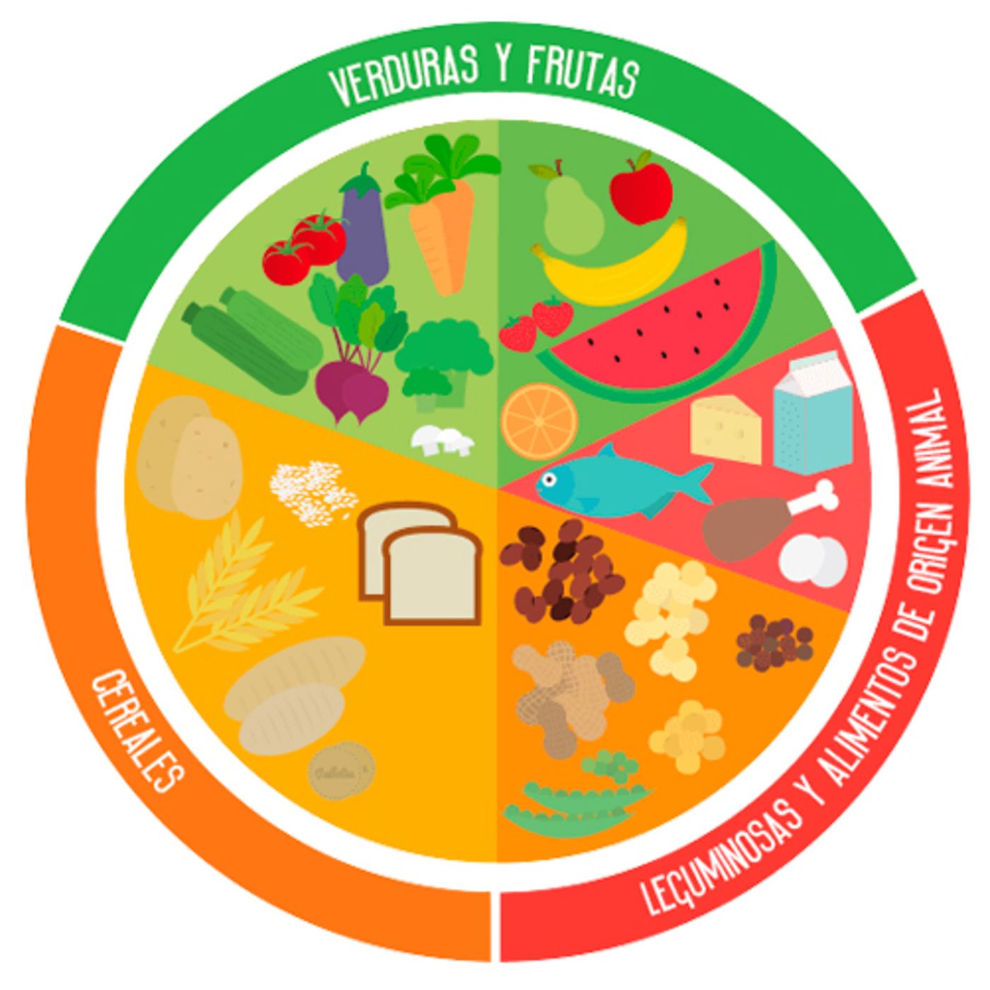 Características de la alimentación correcta