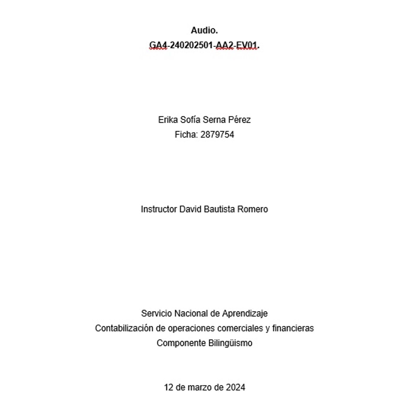 Audio. GA4-240202501-AA2-EV01. podcast artwork