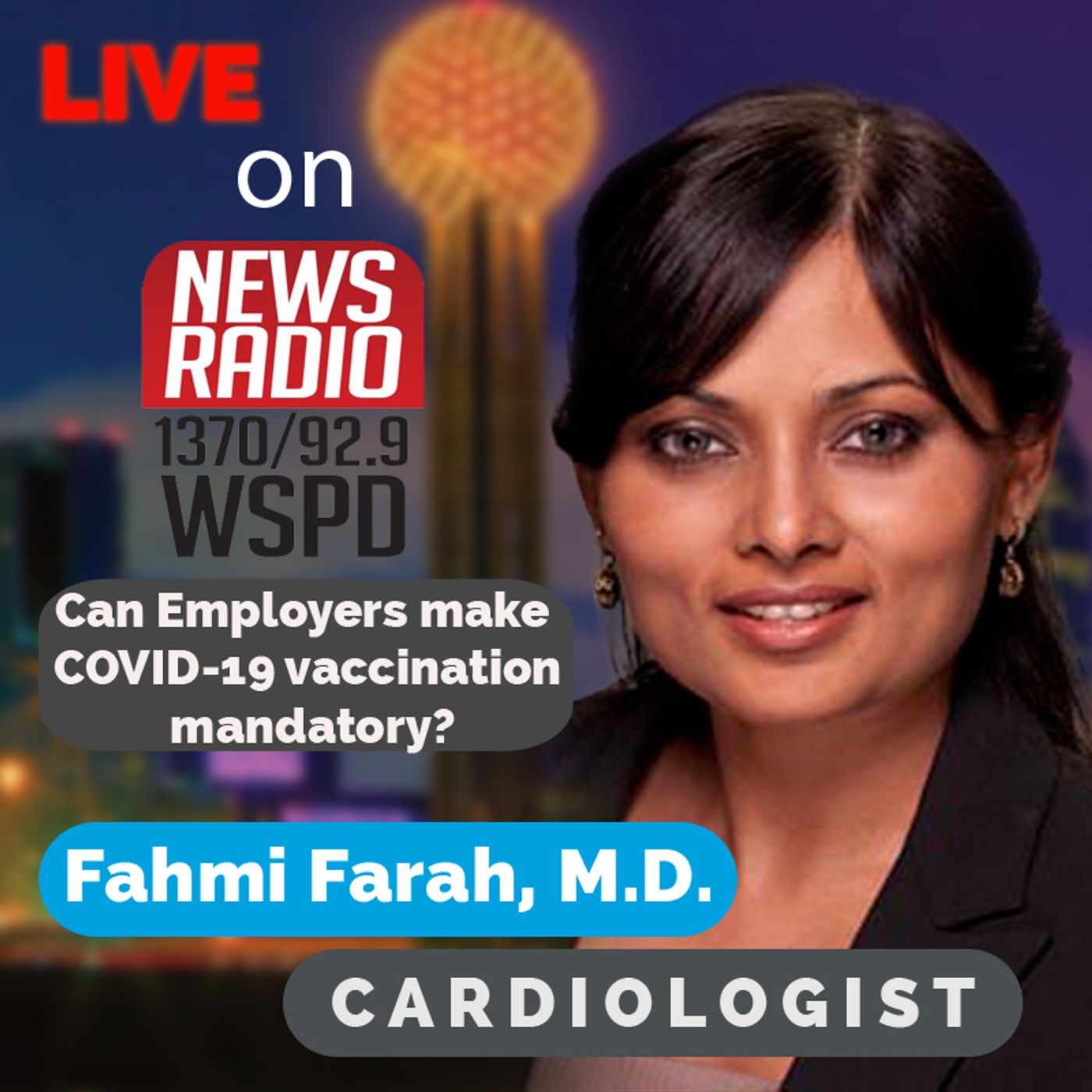 Can employers make COVID-19 vaccinations mandatory? || 1370 WSPD Toledo, Ohio || 8/4/21 episode artwork