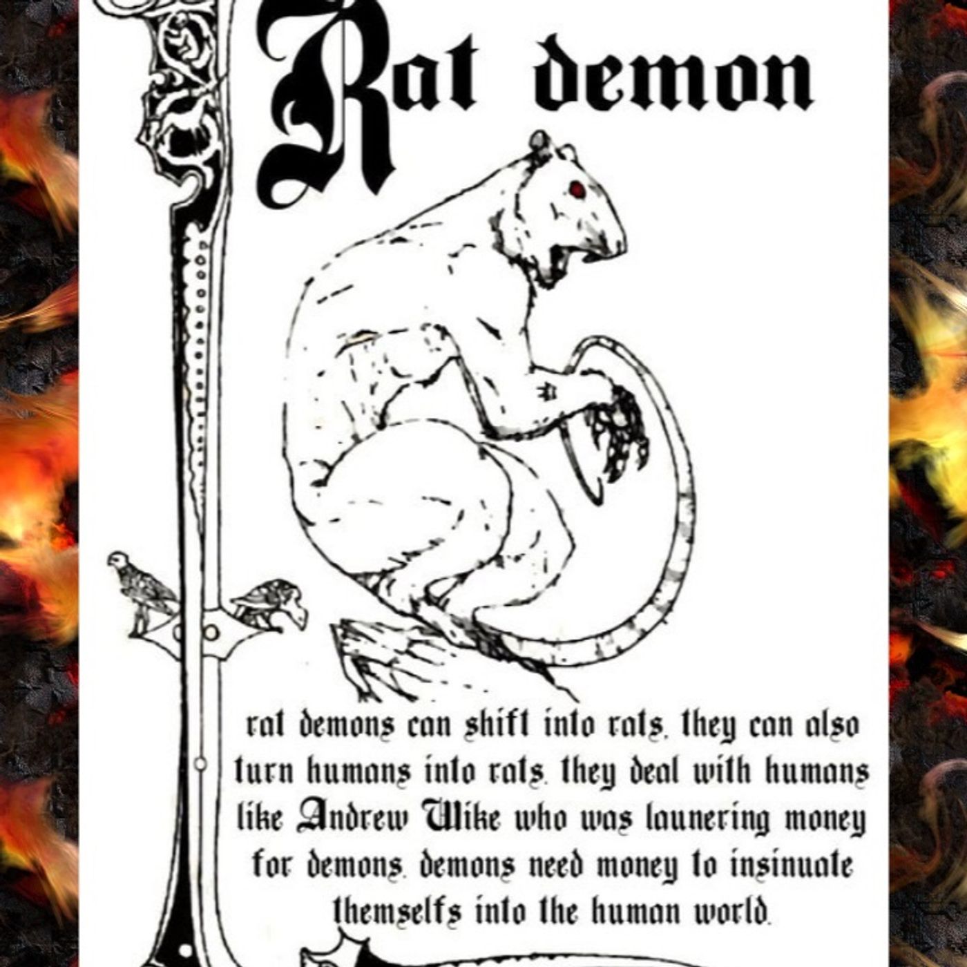 U DISLOYAL RAT!YAHWEH IS FURIOUS!(THE RAT JUST WANT CHEESE FROM YAHWEH!REPENT!1.3rd WILL DEAL WITH RAT DEMONS THEY WHOLE LIFE!) episode artwork