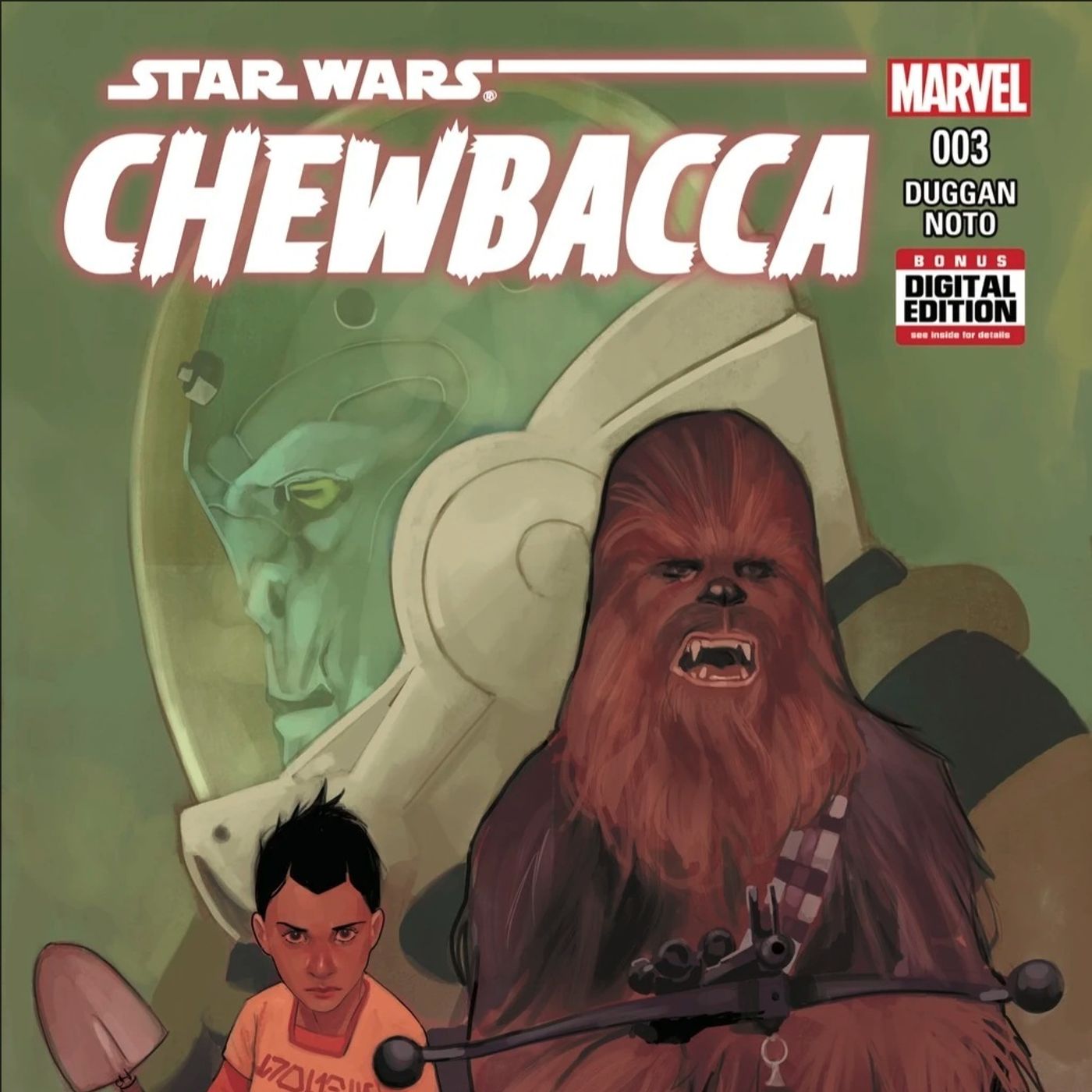 Episode #10 -- Chewbacca #3, Darth Vader #12 and Star Wars #11 episode artwork