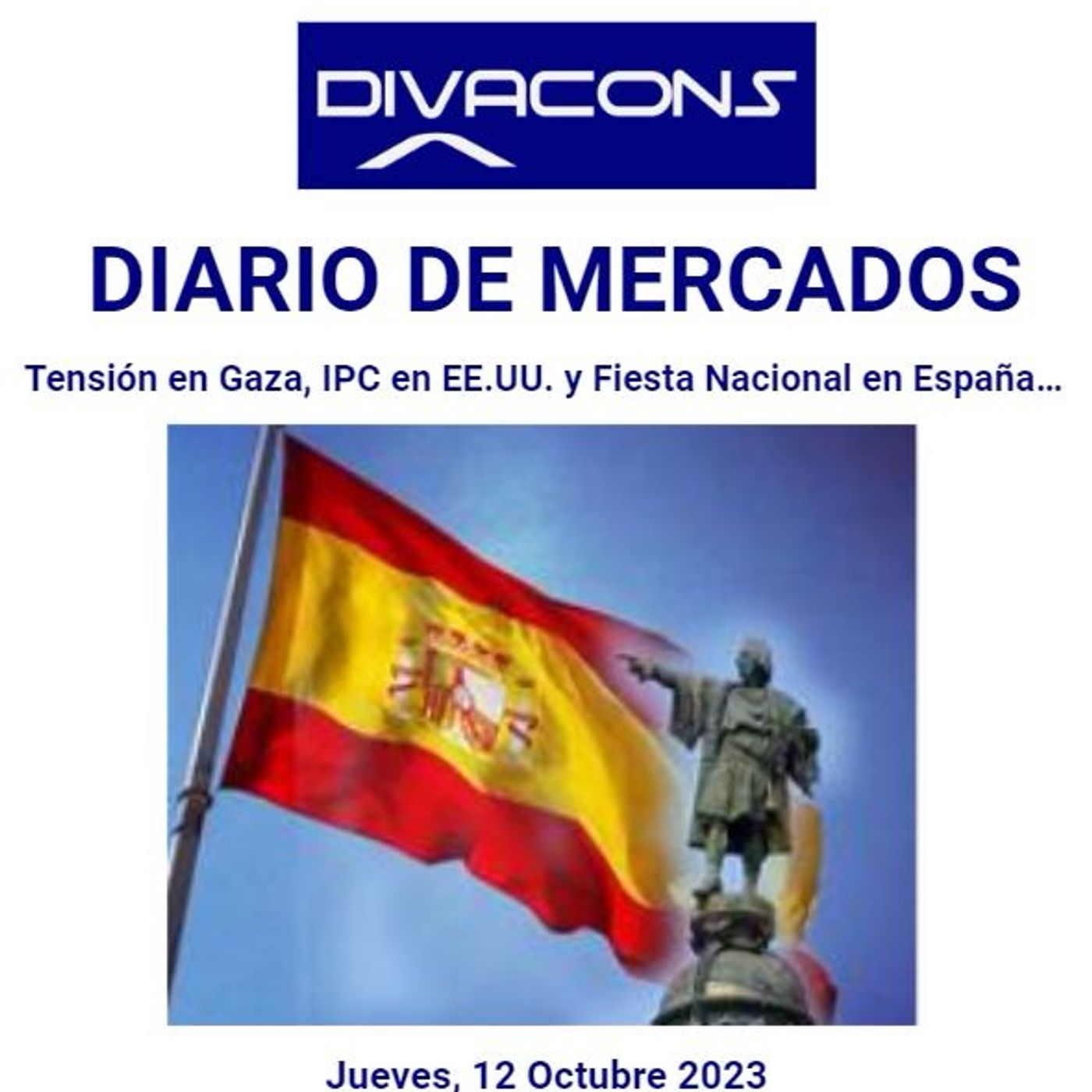 PODCAST en abierto DIARIO DE MERCADOS Jueves 12 Oct episode artwork