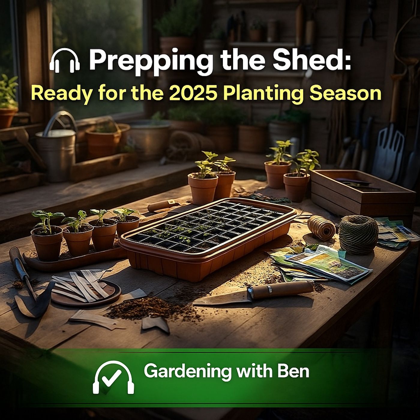 🎧 🔧 Prepping the Shed | Ready for the 2025 Planting Season 🌱 episode artwork