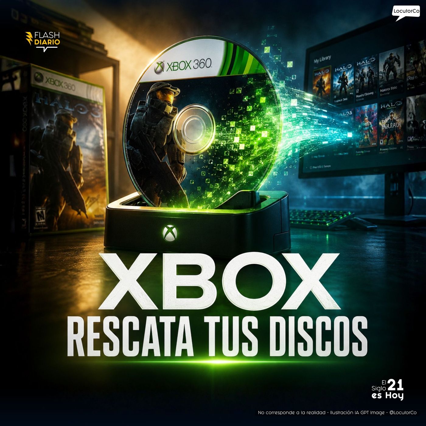Xbox quiere salvar tu colección de juegos en CD