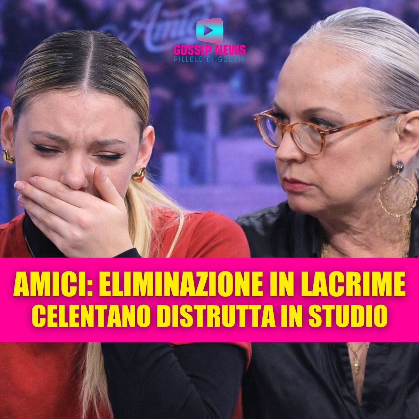 Amici anticipazioni: eliminazione in lacrime, Celentano distrutta in studio
