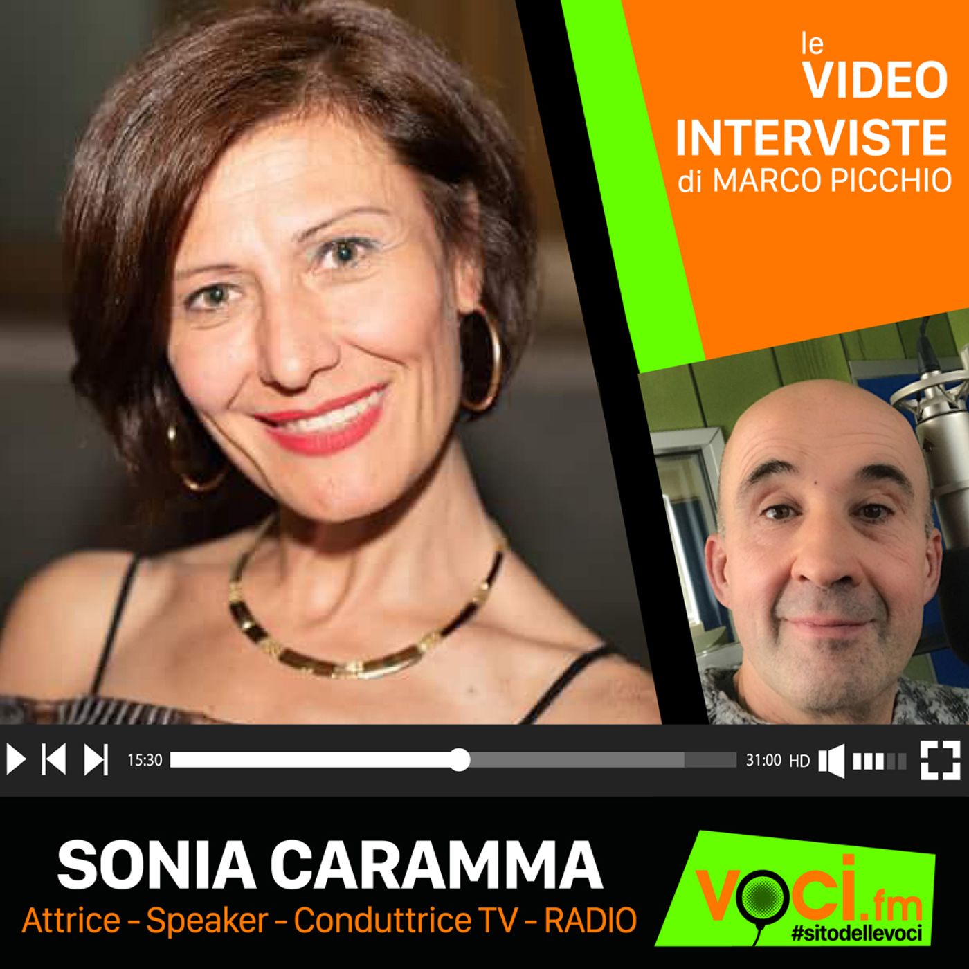 La speaker e attrice SONIA CARAMMA su VOCI.fm - clicca play e ascolta l'intervista episode artwork