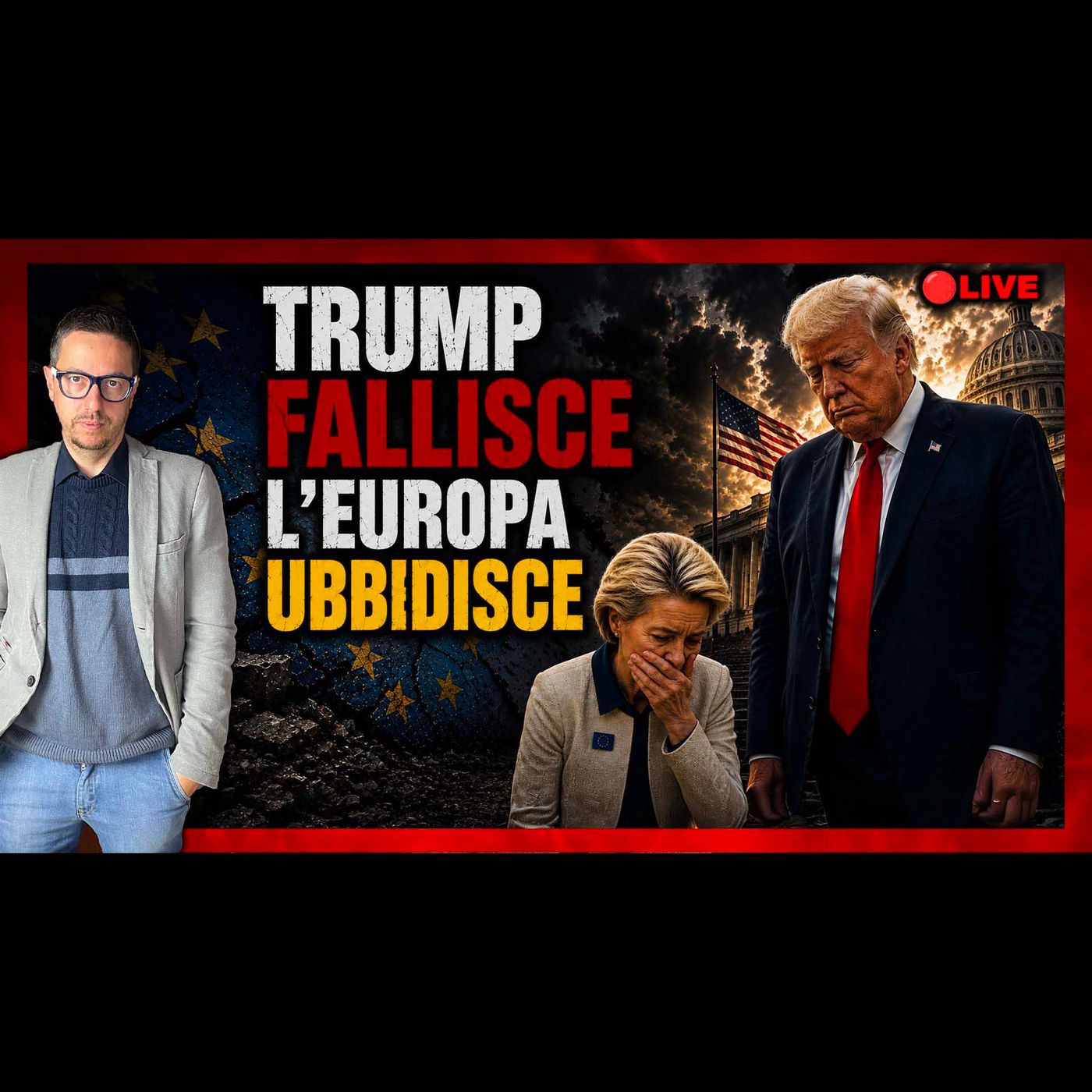WASHINGTON CROLLA: PERCHÉ L'EUROPA CONTINUA A OBBEDIRE?” | Ep50🔴 episode artwork