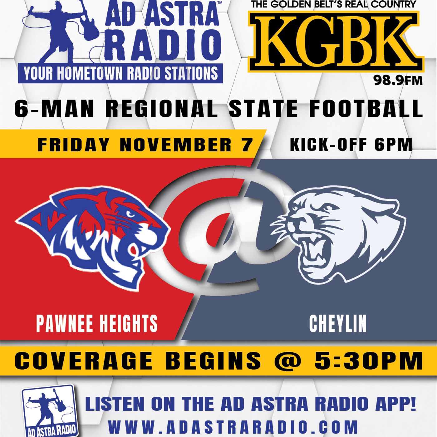 Pawnee Heights at Cheylin Cougars Football (November 7, 2025) episode artwork