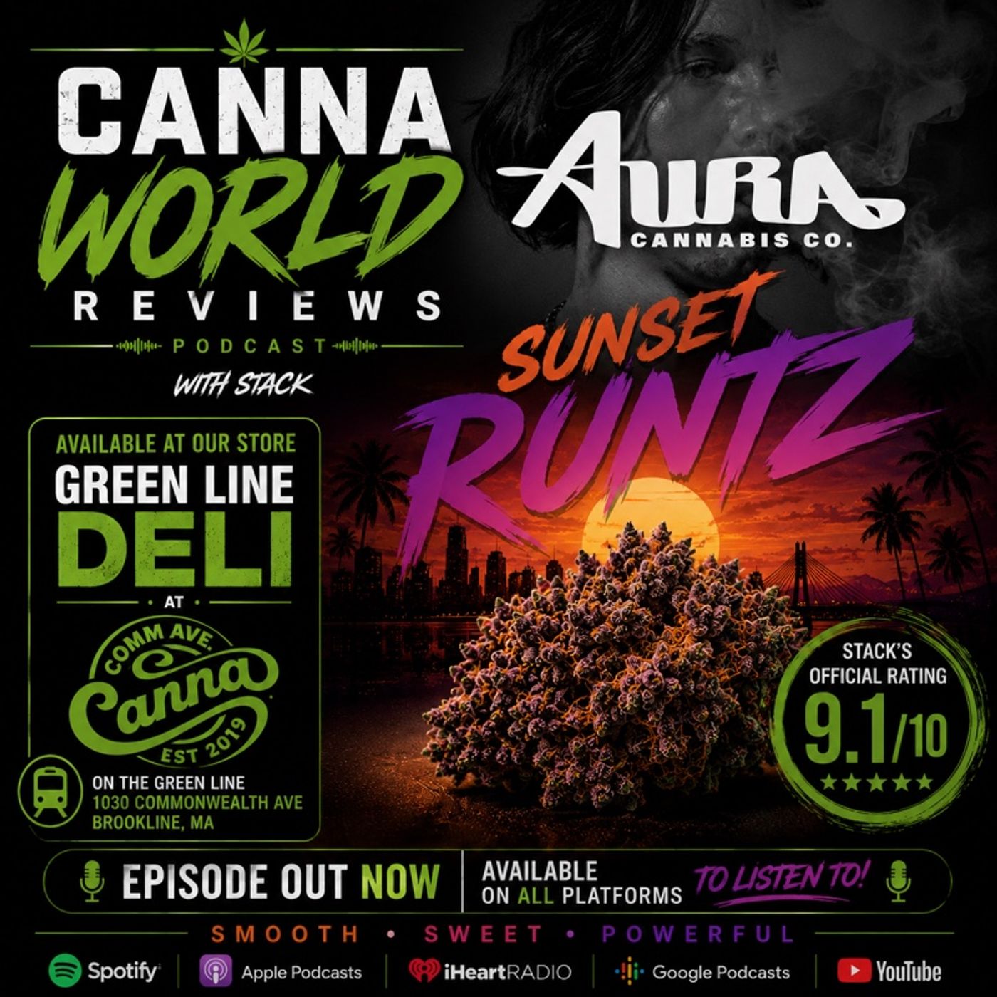 Canna World Reviews: Sunset Runtz by Aura Cannabis Co. | Stack’s 9.1/10 Review 🌅🔥