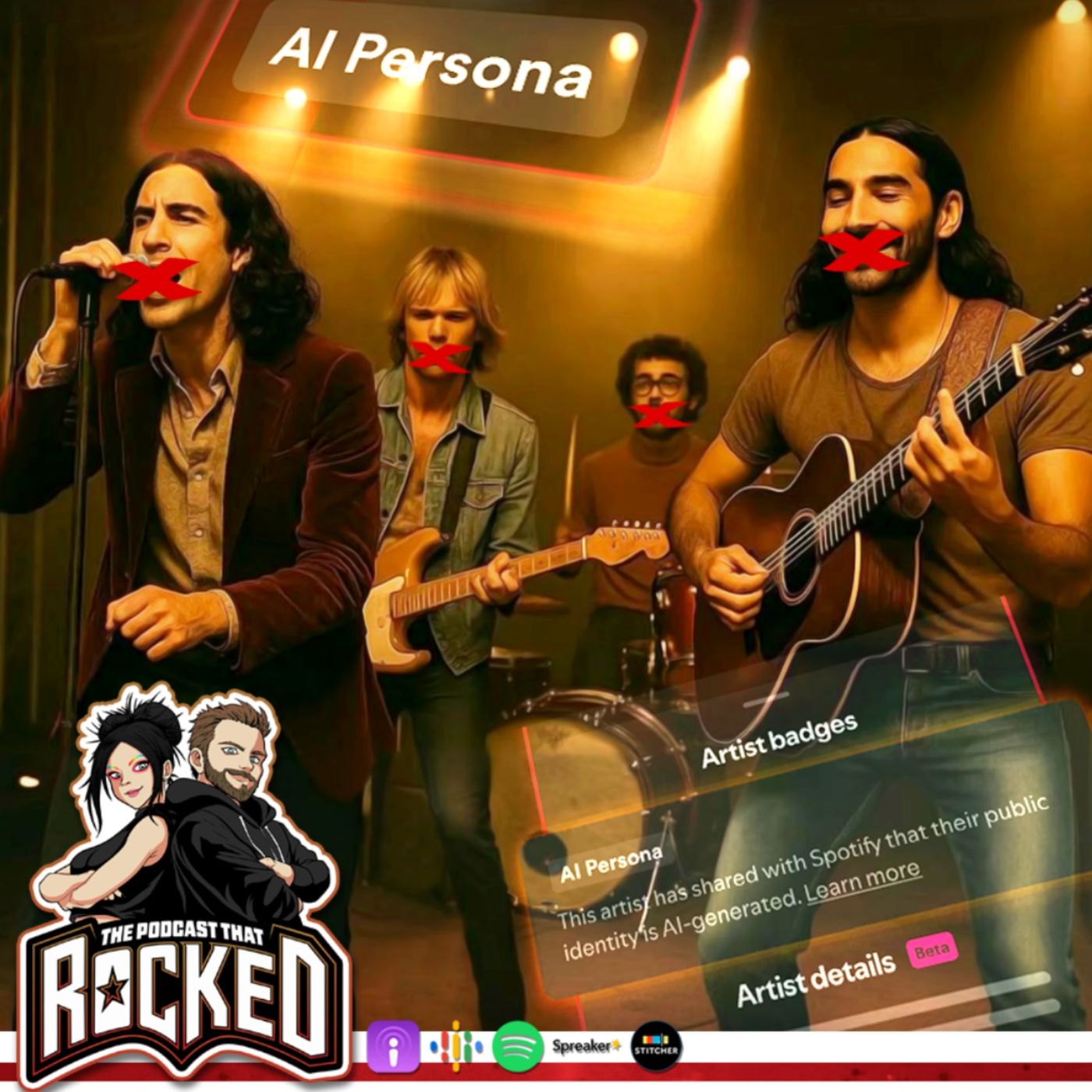 SPOTIFY To Label AI Music and GOOD CHARLOTTE Grooming? | The Podcast That Rocked episode artwork