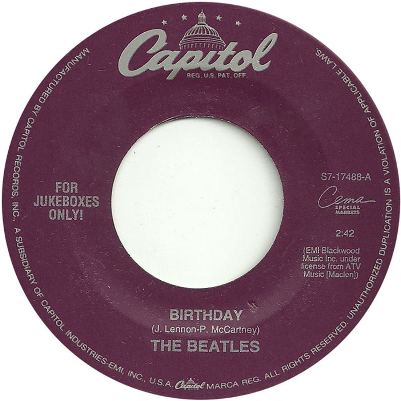 El Club de los Beatles: Grabación de "Birthday" episode artwork