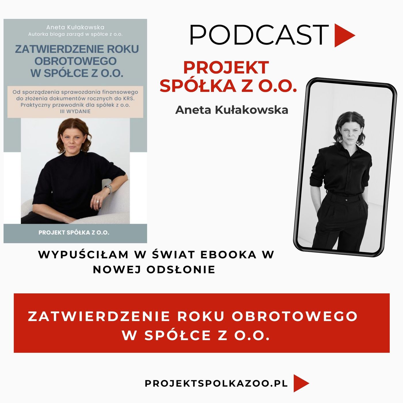 Wypuściłam w świat ebooka w nowej odsłonie- ZATWIERDZENIE ROKU OBROTOWEGO W SPÓŁCE Z O.O.