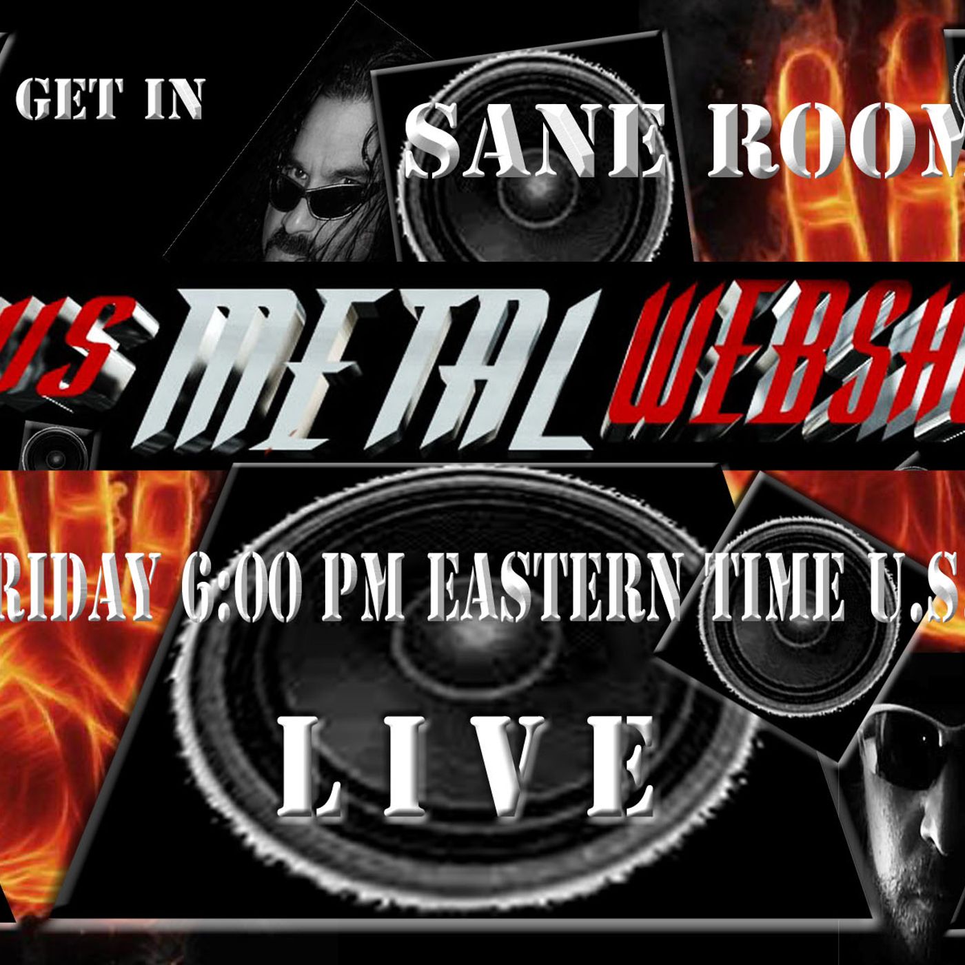 This Metal Webshow Sane Room #4 Live episode artwork