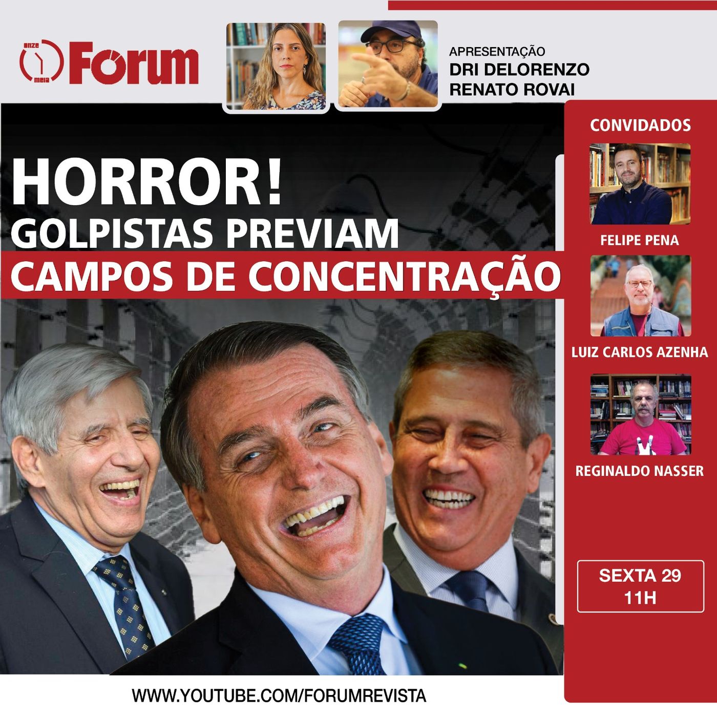 Golpistas bolsonaristas planejaram campos de concentração após o golpe como “Auschwitz” | 29.11.24 episode artwork