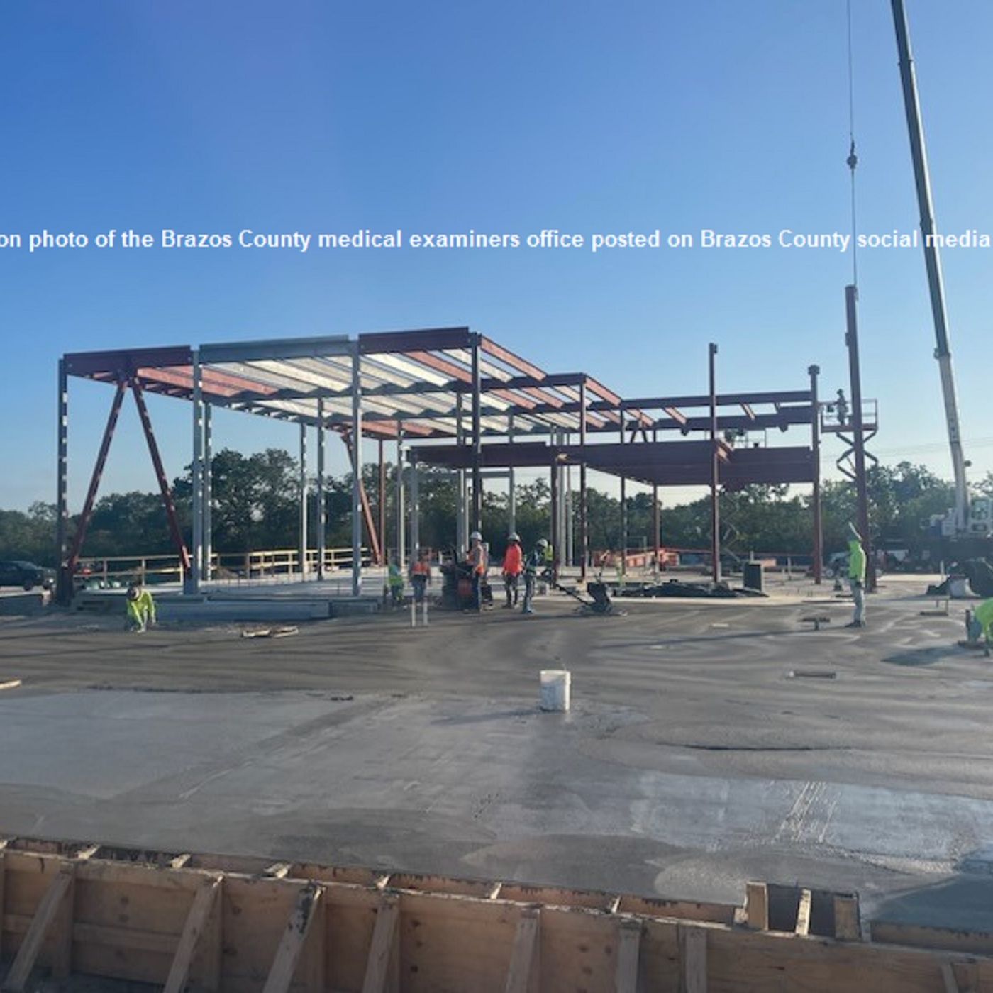 Construction of the Brazos County medical examiner's office is at least 89 days behind schedule episode artwork