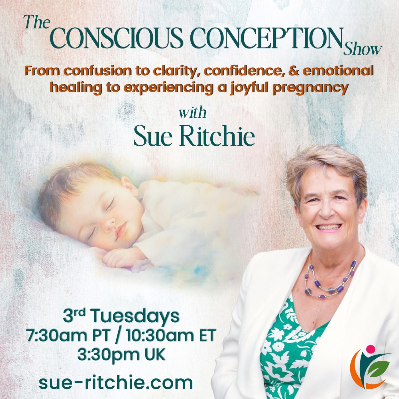 The Conscious Conception Show with Sue Ritchie podcast artwork