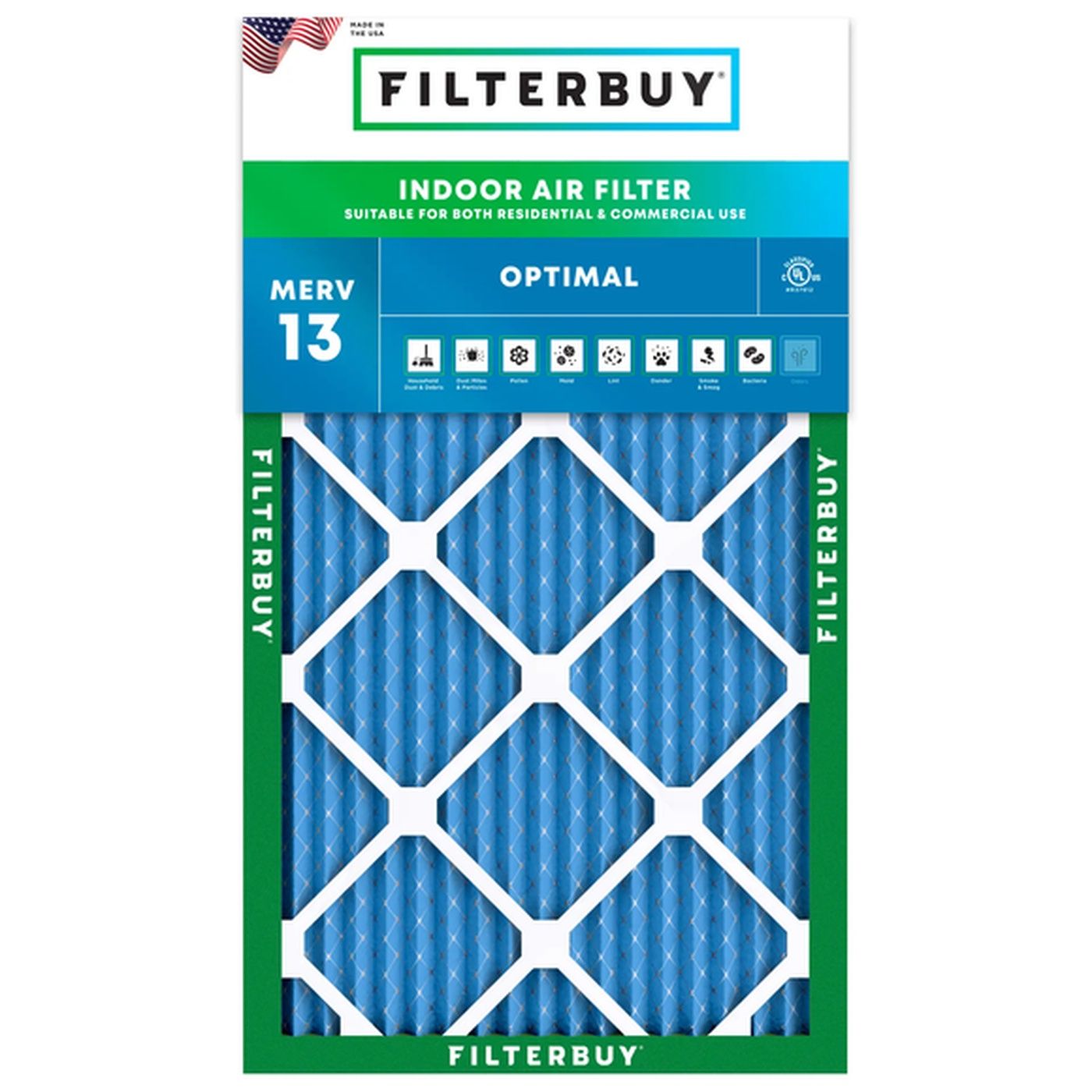 Best 11.5x21x1 MERV 13 Furnace & HVAC Air Conditioner Filters