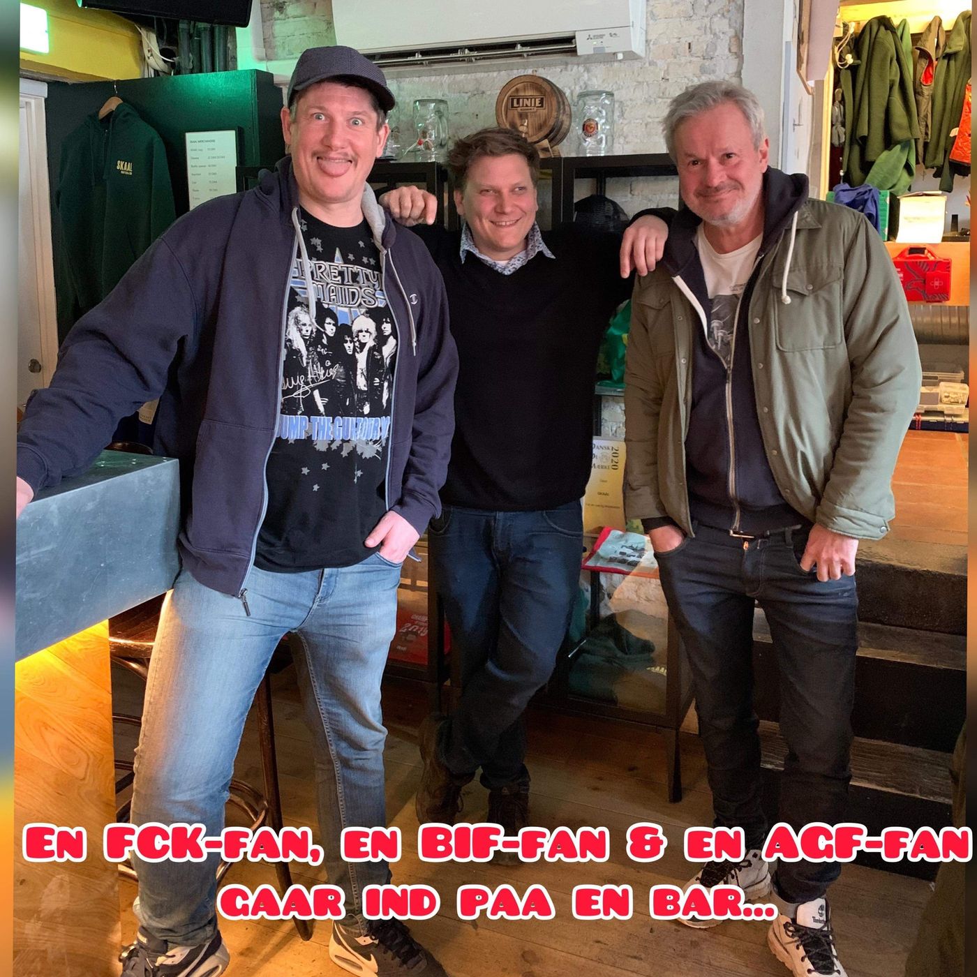 En FCK fan, en BIF fan og en AGF fan går ind på en bar