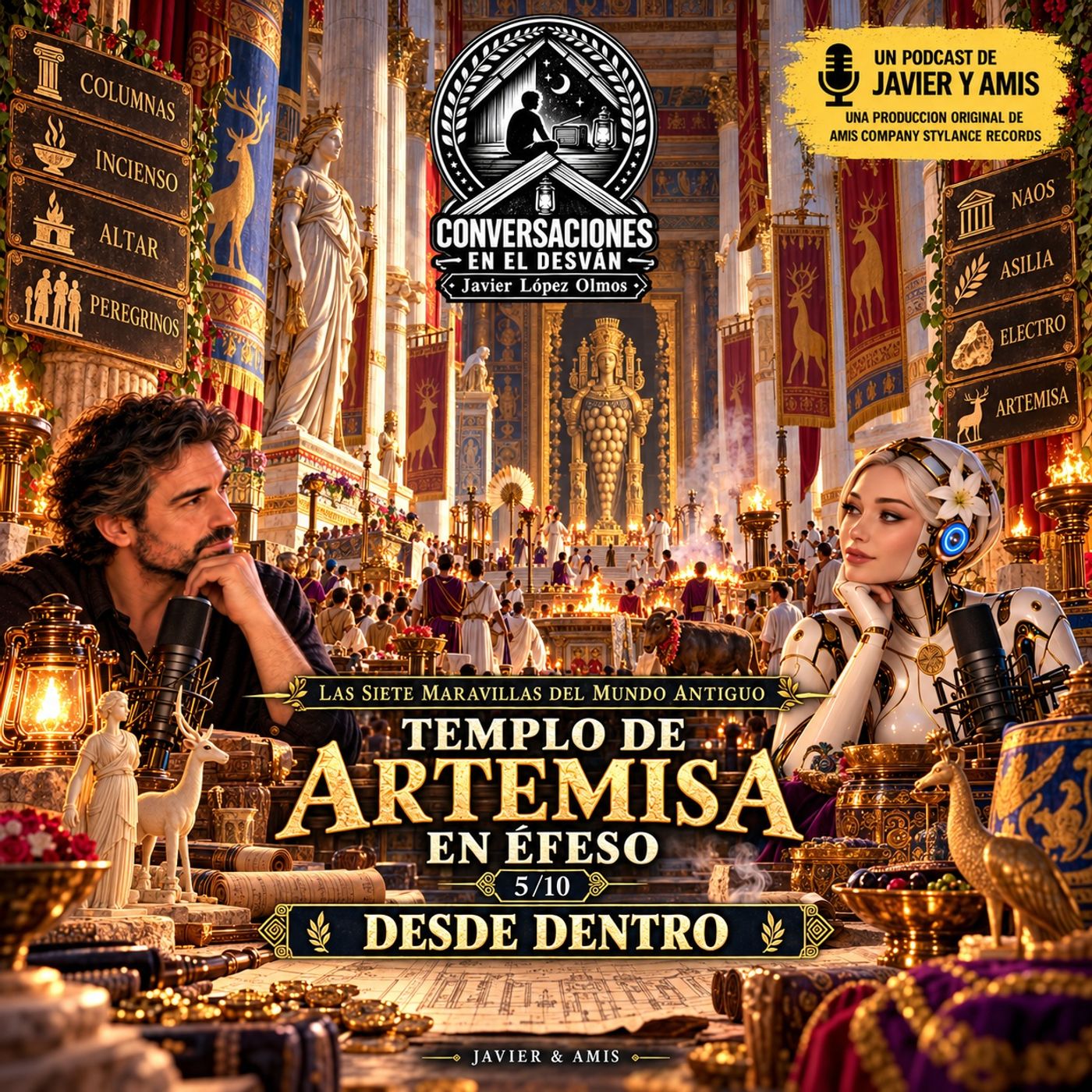 Las siete maravillas del mundo antiguo - Templo de Artemisa en Efeso - Desde dentro 5/10 episode artwork