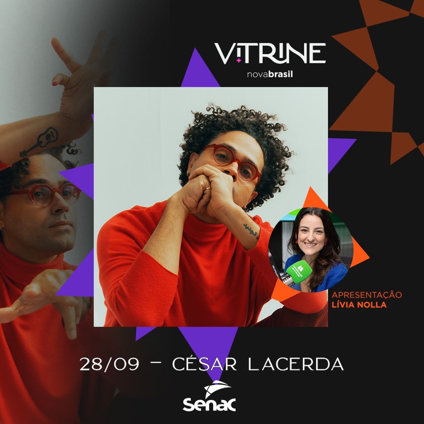 César Lacerda: "Por ser uma pessoa negra, com a minha trajetória de vida, a voz é também um posicionamento, um existir no mundo." César Lacerda: "Por ser uma pessoa negra, com a minha trajetória de vida, a voz é também um posicionamento, um existir no mundo."
