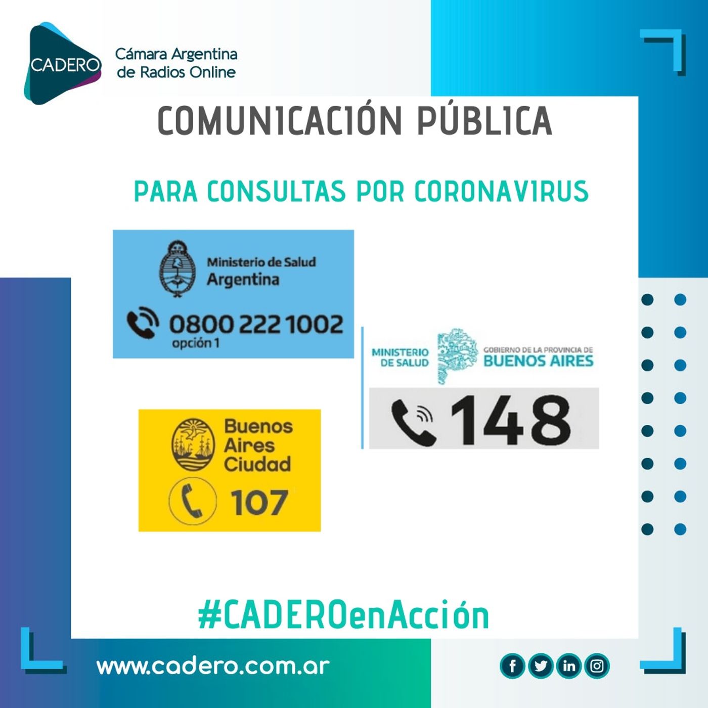 Spot de prevención #CADEROenAcción - CORONAVIRUS episode artwork