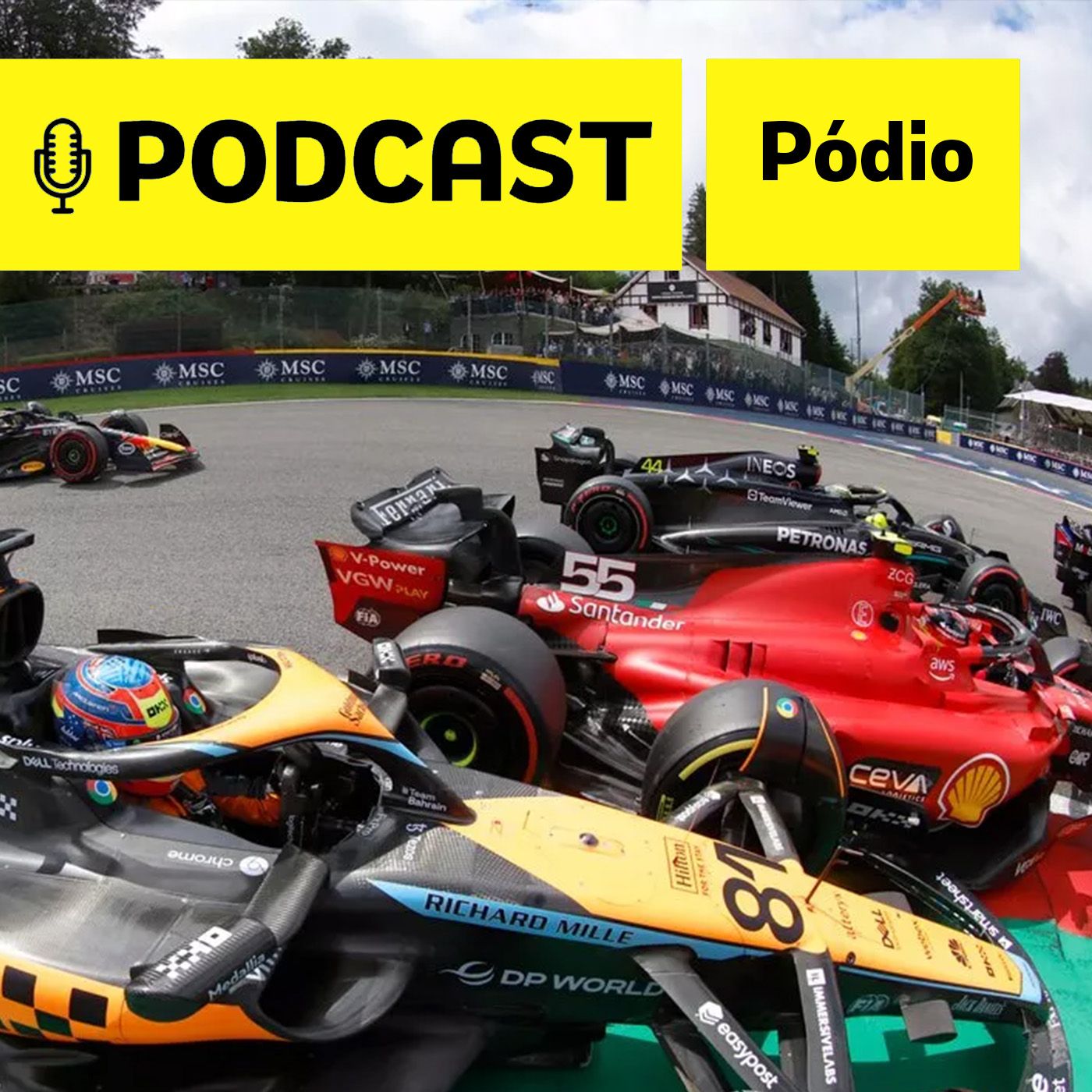 Podcast Pódio - Verstappen vence com direito a DR, Leclerc 3º, Hamilton bate Alonso: C.Fittipaldi analisa F1 em Spa episode artwork