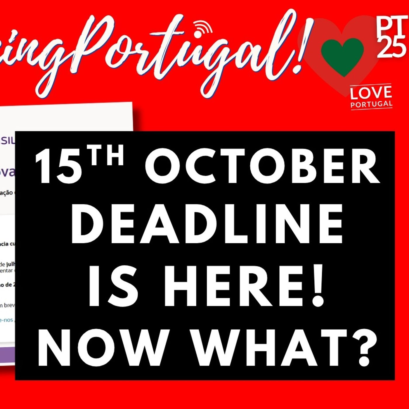 TODAY (15th October): Important Deadline for Expired Residencies in Portugal #portugal #immigration