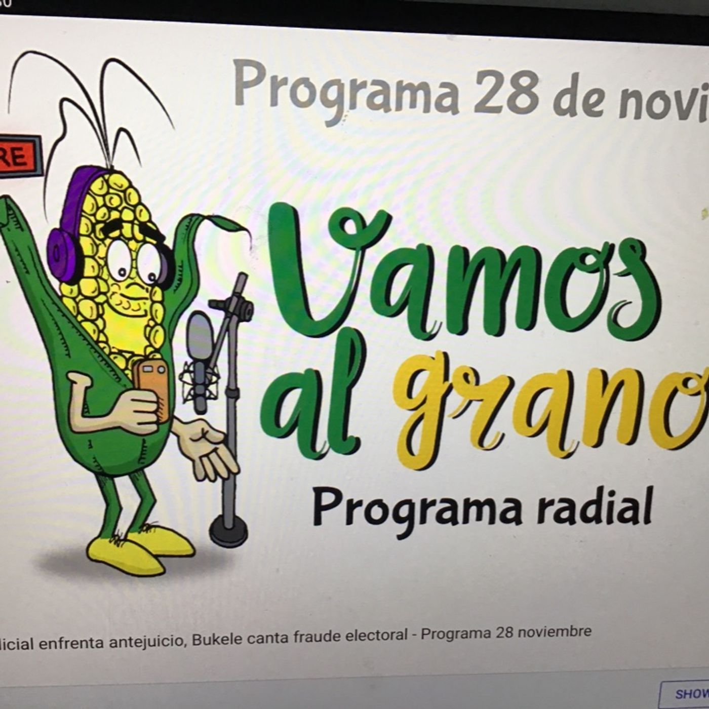 En vivo desde El Salvador