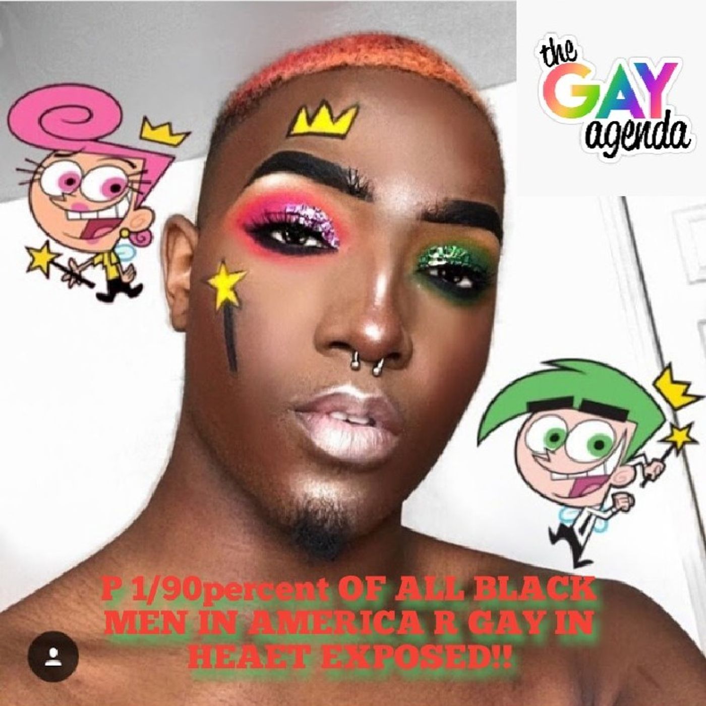 P 1/90percent OF ALL BLACK MEN IN AMERICA R GAY IN HEART EXPOSED!! episode artwork