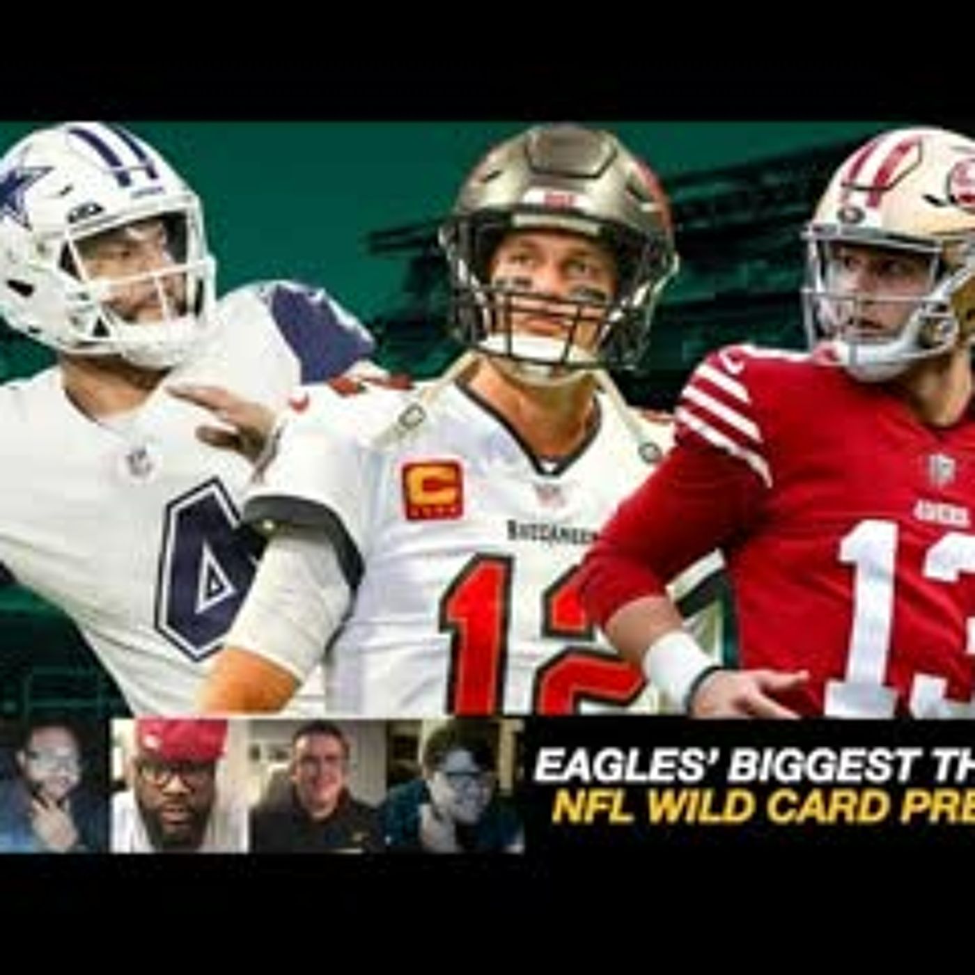 NFL 2023 Super Wild Card Weekend PREDICTIONS | NFC Playoff Threats to the Philadelphia Eagles episode artwork