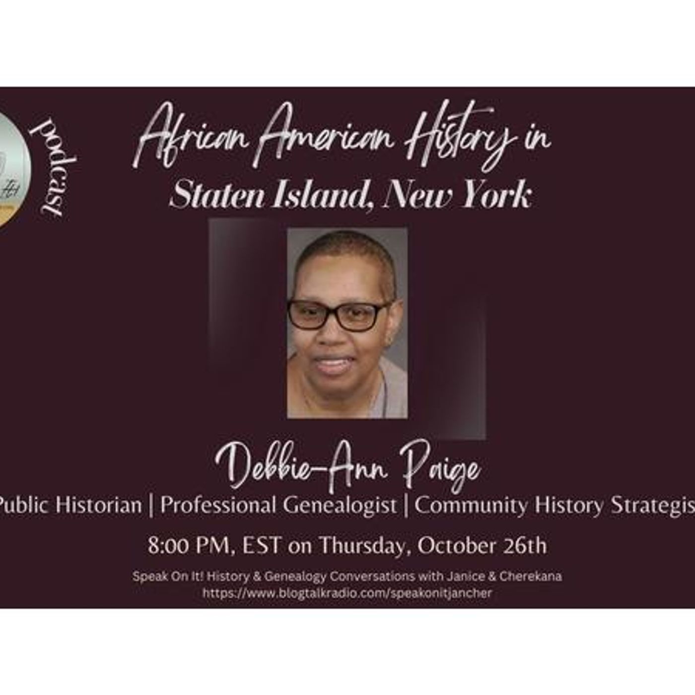 African American History in Staten Island, New York with Debbie-Ann Paige episode artwork