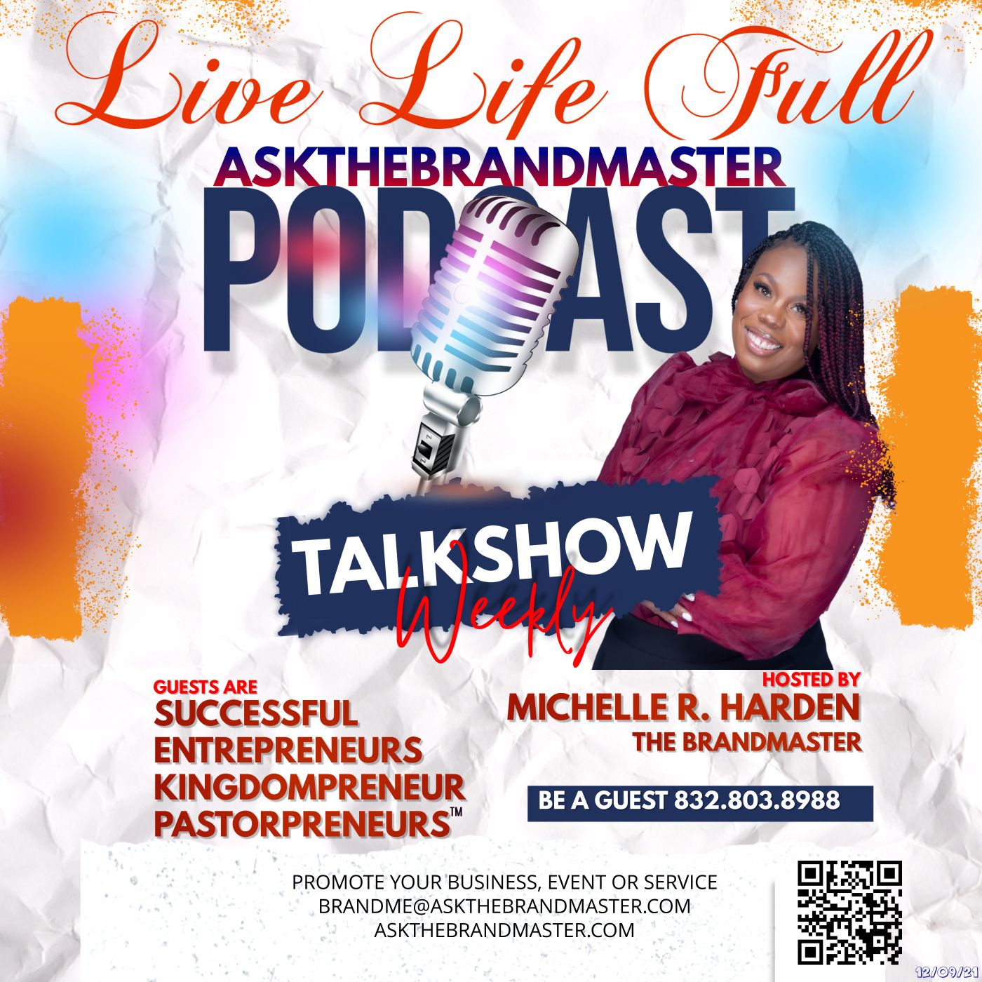 LIVE LIFE FULL with The Brandmaster podcast artwork
