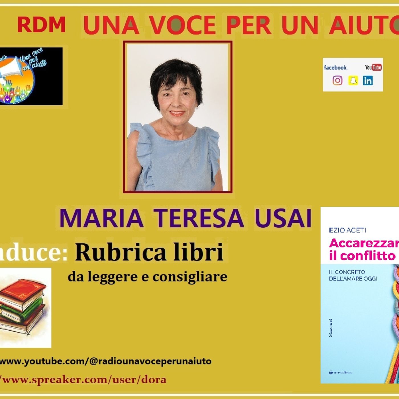 RUBRICA LIBRI: Accarezzare il conflitto. Il concreto dell'amare oggi  di Ezio Aceti episode artwork