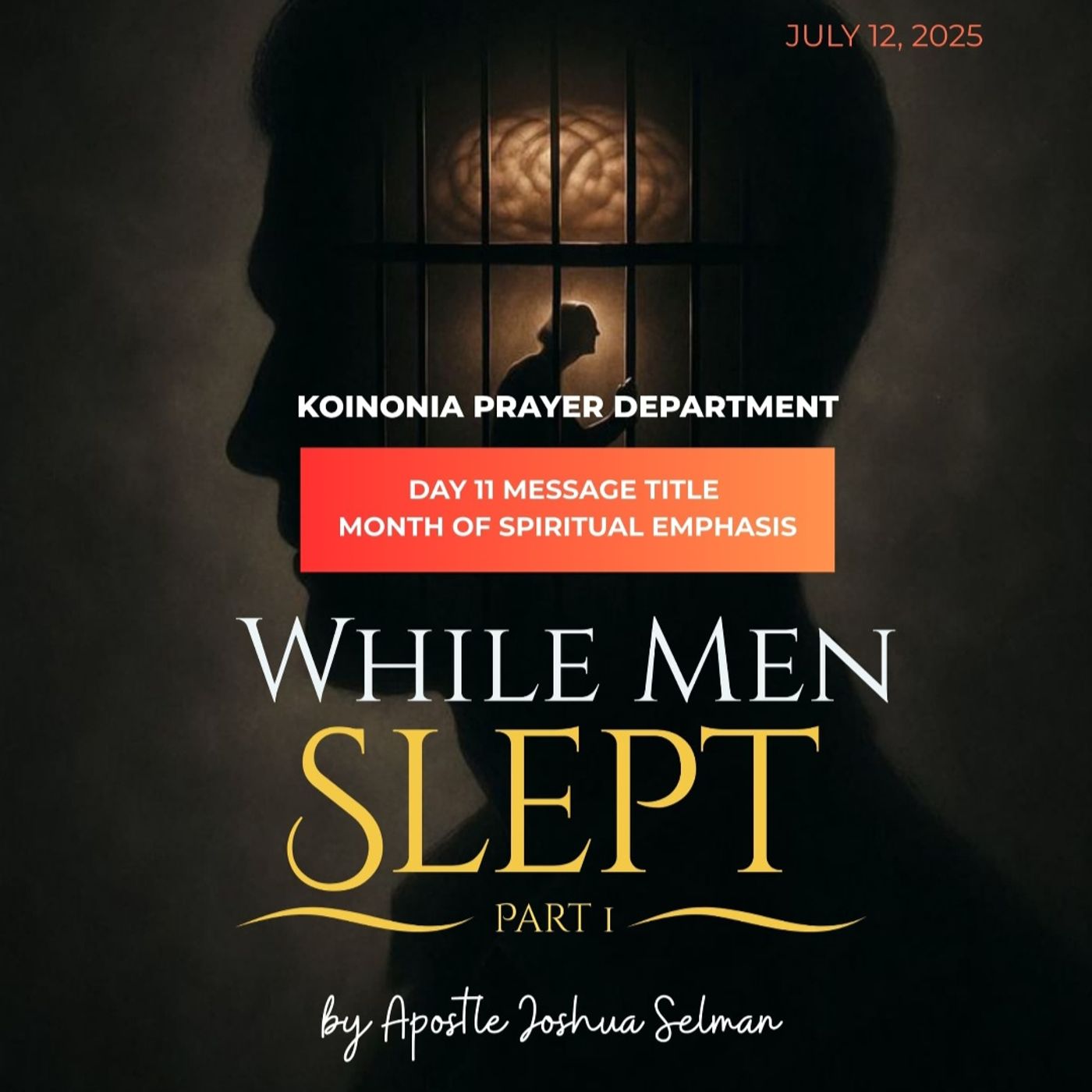 WHILE MEN SLEPT - PART ONE (THE MYSTERY OF SPIRITUAL DECLINE) - SOUND OF REVIVAL UK 2025 (DAY 1) WITH APOSTLE JOSHUA SELMAN