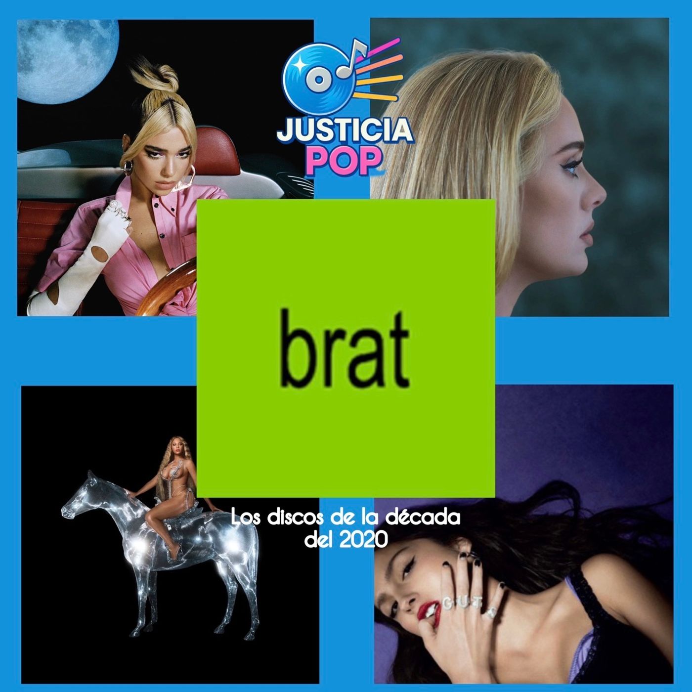 Los discos de la década del 2020: Dua Lipa, Adele, Beyoncé, Olivia Rodrigo, Charli XCX