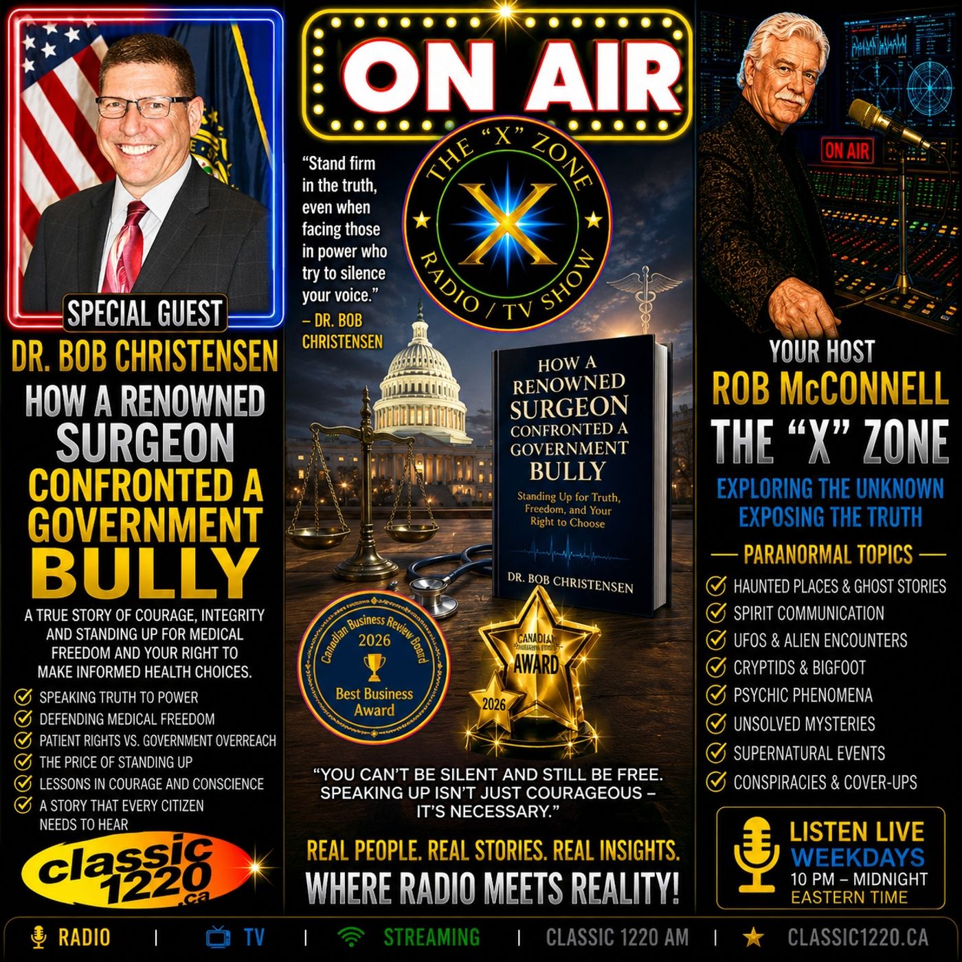 Rob McConnell Interviews - DR BOB CHRISTENSEN - How a Renowned Surgeon Confronted a Government Bully episode artwork