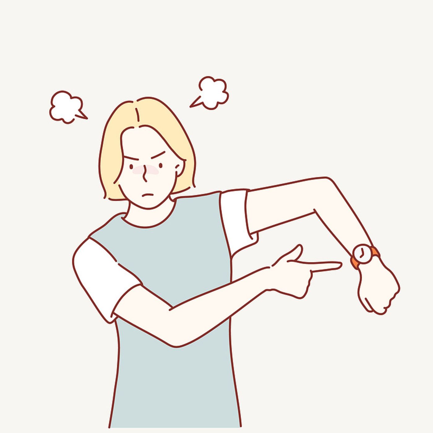 Lying to friends. (When they're ALWAYS late)