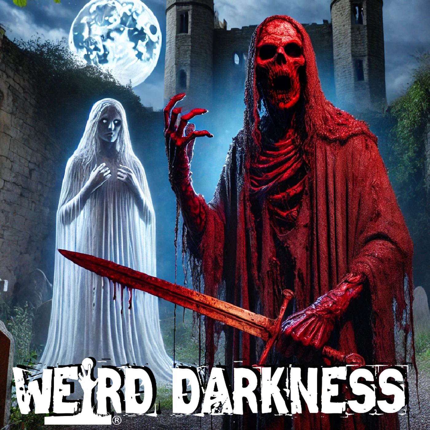 “The Red-Faced GHOST of The Rollesby HAUNTING” and More CREEPY TRUE STORIES! #WeirdDarkness - podcast episode cover