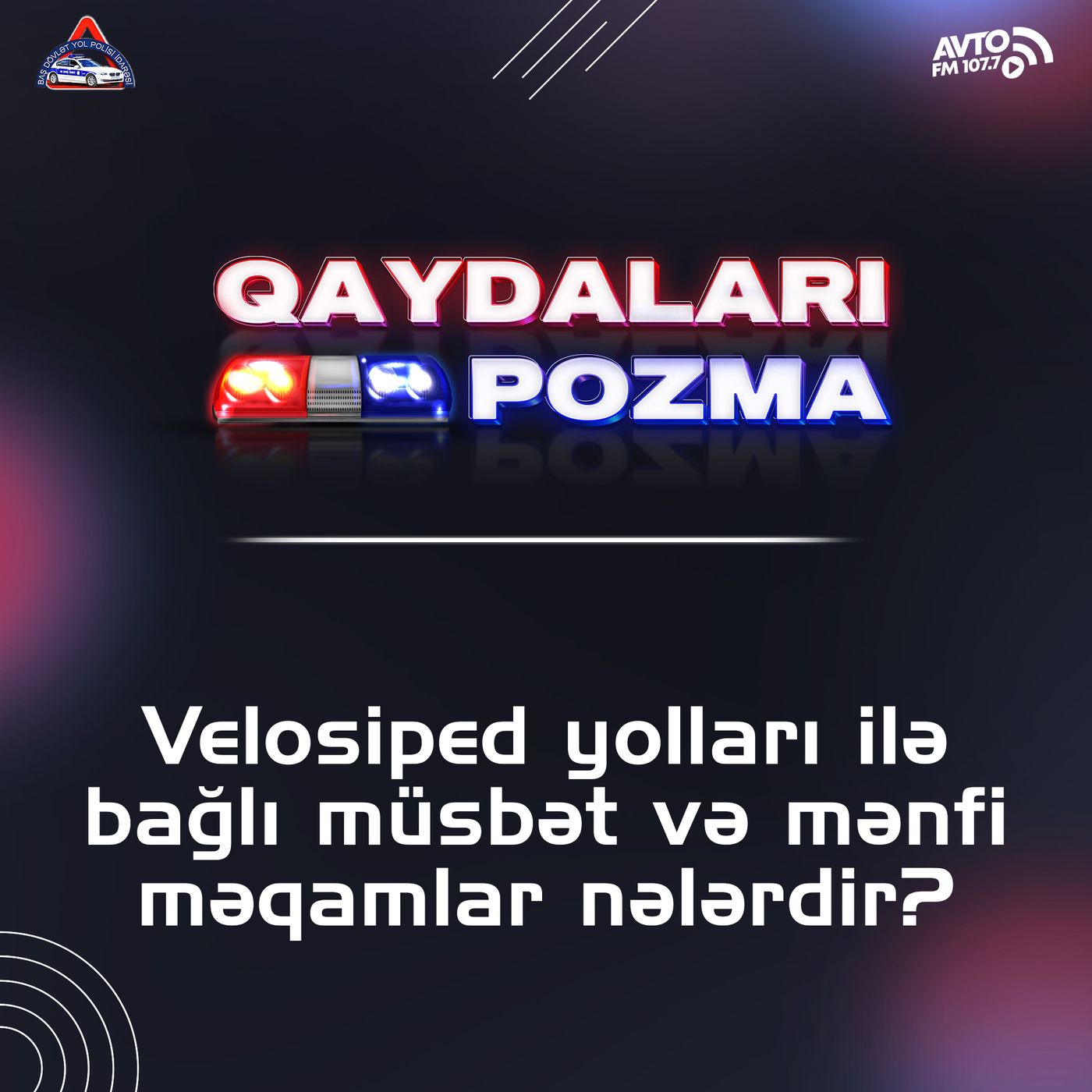 Velosiped yolları ilə bağlı müsbət və mənfi məqamlar nələrdir? episode artwork