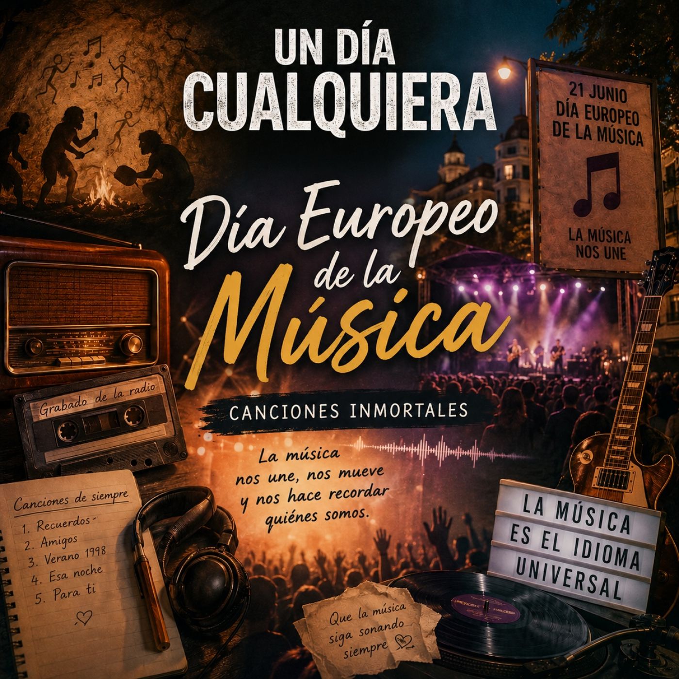 3x35 - Un Día Cualquiera - 19 de junio de 2026 - Día Europeo de la Música episode artwork