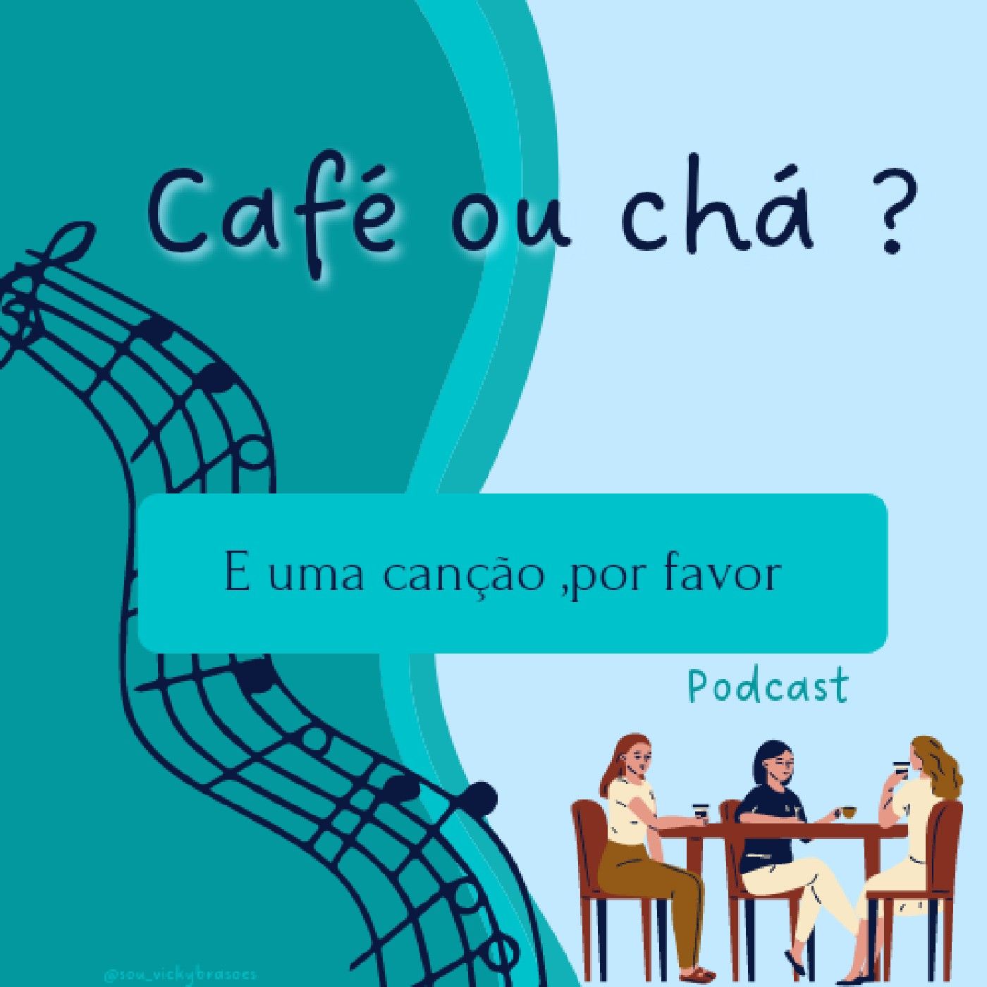 Café ou chá? E uma canção,por favor.