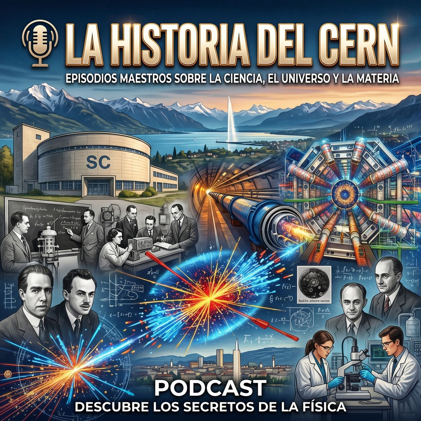 La historia del CERN: El Lugar Donde el Universo Reveló Sus Secretos| Podcast de Fisica y Ciencia episode artwork