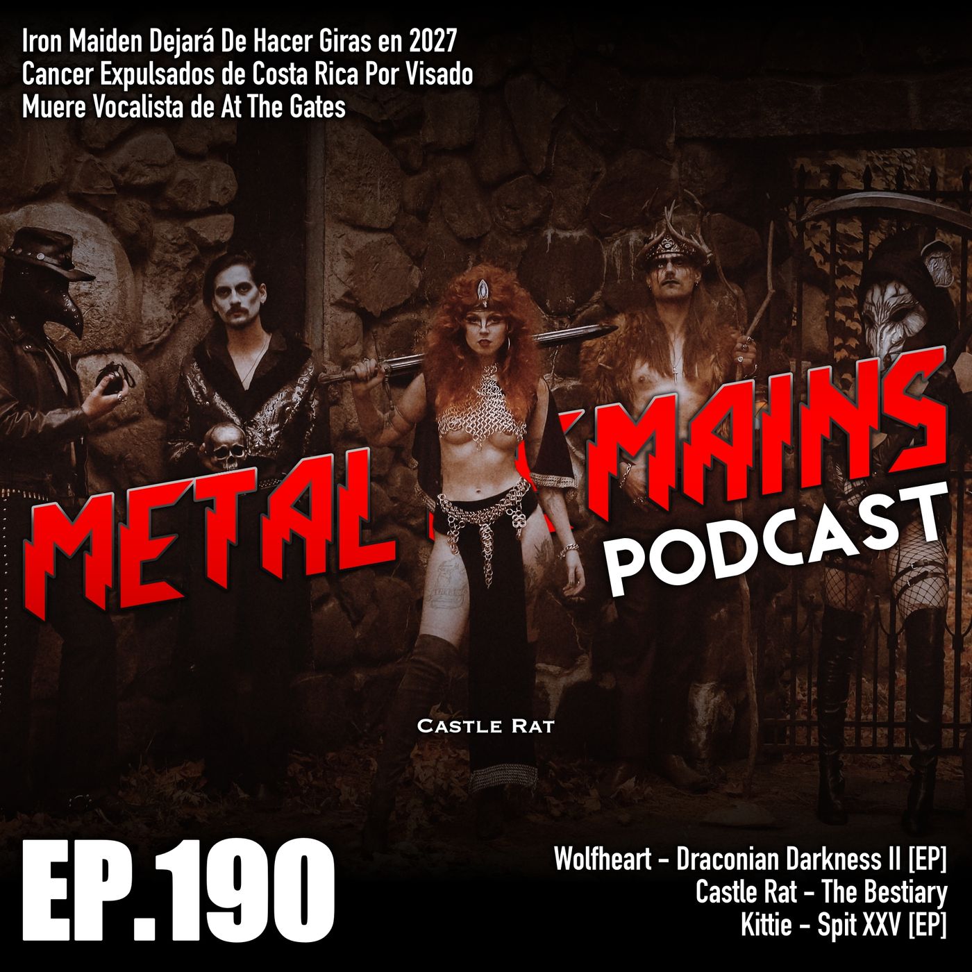Iron Maiden Anuncia Gira Mundial; Reseñas de Castle Rat, Kittie, Wolfheart [MRP190] episode artwork