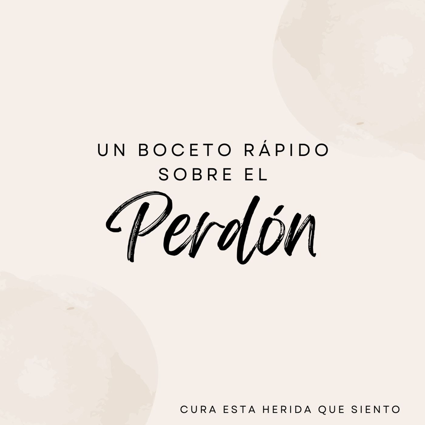 Boceto rápido sobre el perdón