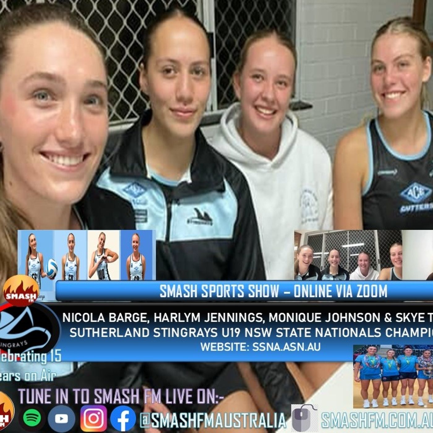 SSS15THYR: Sutherland Stingrays U19s NSW Netball Nationals Championship Interviews 120525