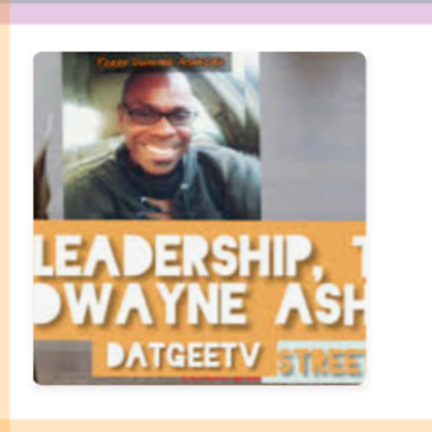 WALKING THE TALK W/Terry Dwayne Ashford