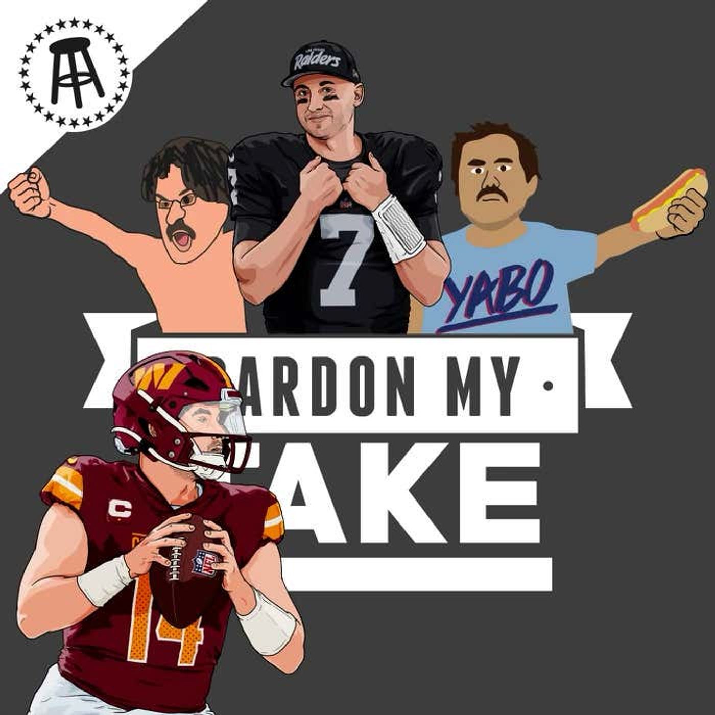 Raiders QB Brian Hoyer, CFB, MNF Doubleheader, 1 Question With Sam Howell And Jimbo’s episode artwork