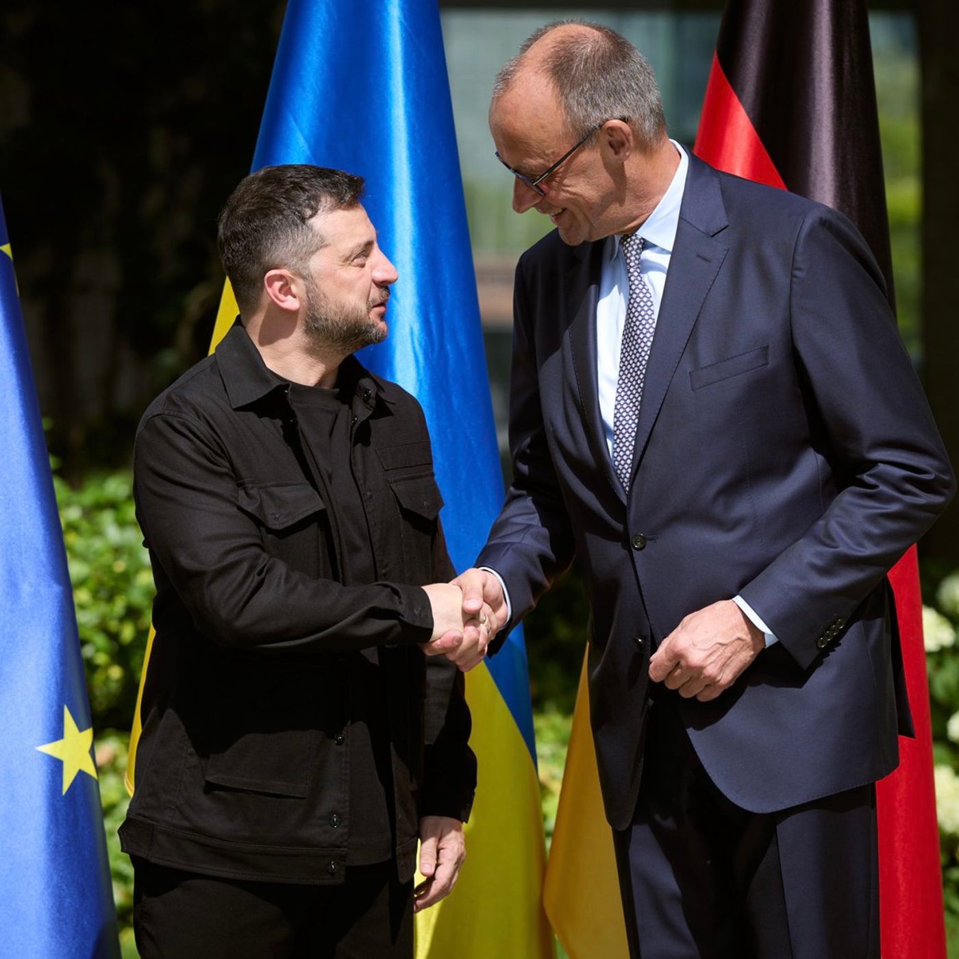 La videoconferenza tra Trump e i leader europei